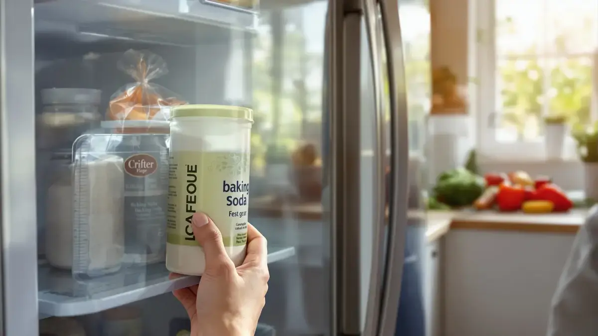 Een keukeningrediënt voor een koelkast die dagelijks vrij is van onaangename geuren