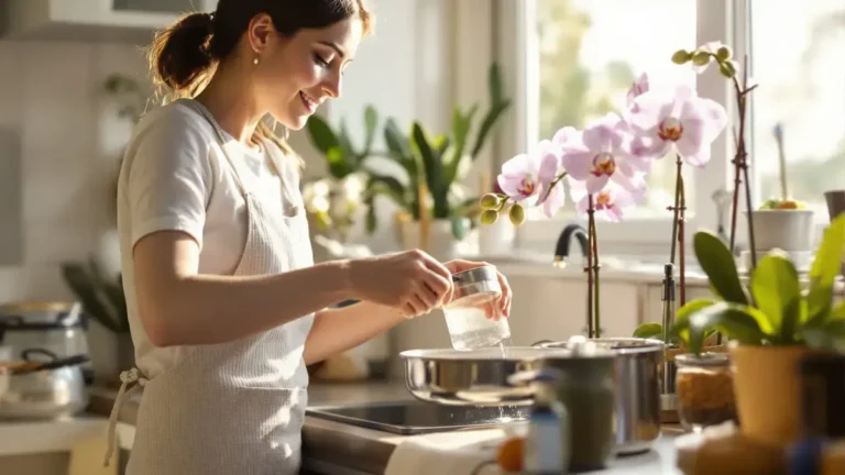 Het weggooien van dit keukenrestje lijkt onschuldig, maar het kan uw orchideeën in een bloeiende tuin veranderen