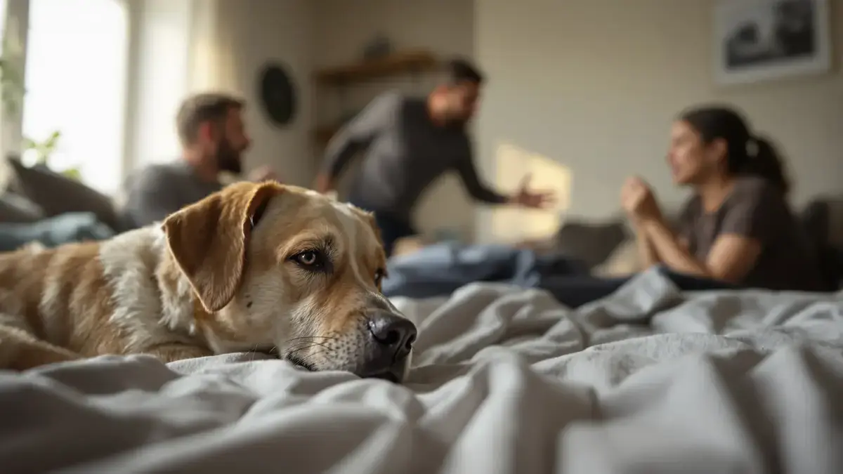 Ruzies tussen eigenaren bemoeilijken het leven van het huisdier zonder dat we het ons echt realiseren