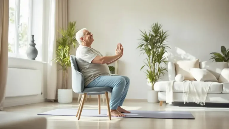 Stoelyoga na je 50e: verlicht rugpijn met deze oefeningen in minder dan 15 minuten