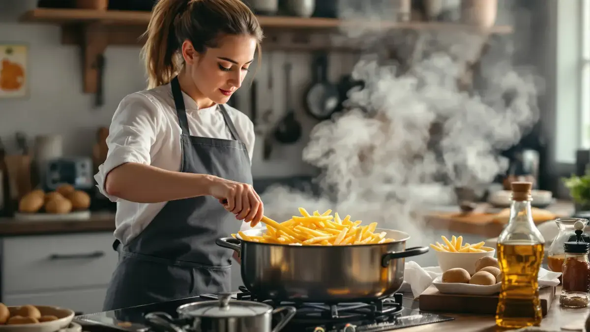 Ontdek de twee essentiële ingrediënten voor altijd krokante en smaakvolle frietjes volgens een gerenommeerde vrouwelijke chef-kok